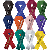 Personalized Adhesive Awareness Ribbons