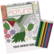 Adult Coloring Book w/pencils