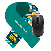 Sexual Assault Prevention Ribbon Mouse Pad