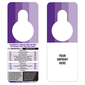 Domestic Violence Reporting Options Door Hanger