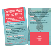 Common Youth Dating Terms Wallet Card