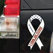 Pledge Ribbon Car Magnet