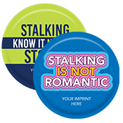 Stalking Awareness Button